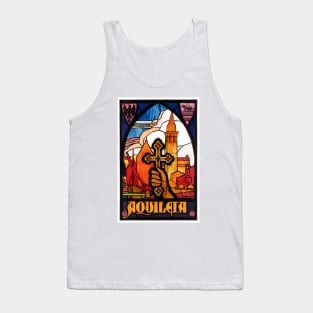 Vintage Travel Poster Italy Aquileia Tank Top